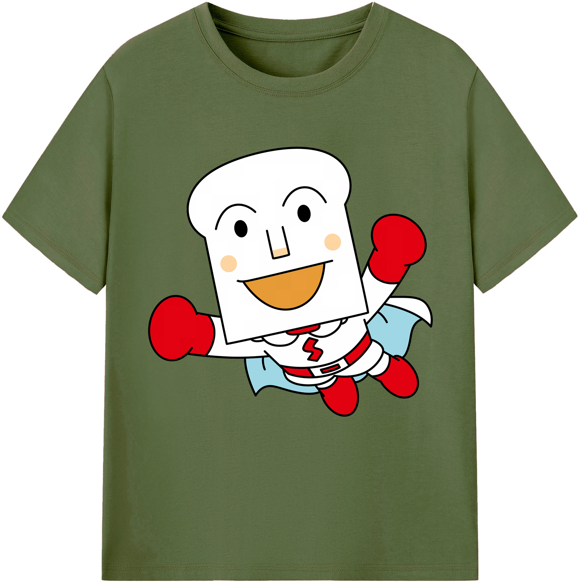 （画像用） アンパンマン Anpanman 綿100％半袖Tシャツ（フロントプリント）